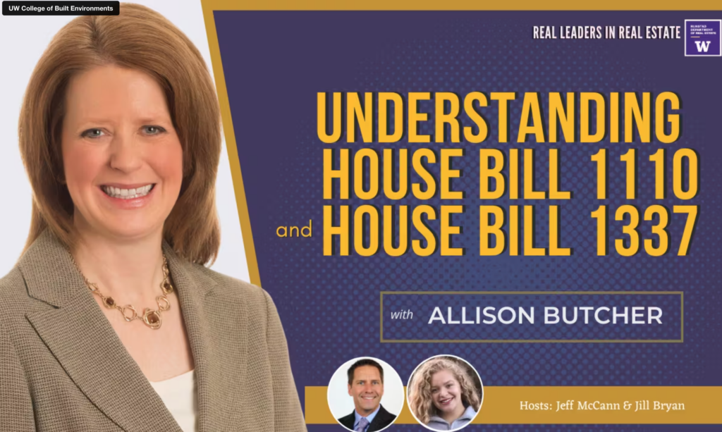 Understanding House Bill 1110 and House Bill 1337 with Allison Butcher